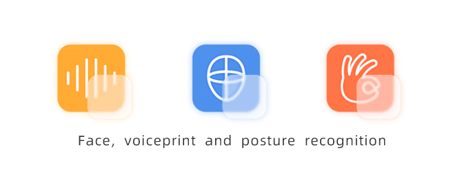 Face + voiceprint + posture ID recognition